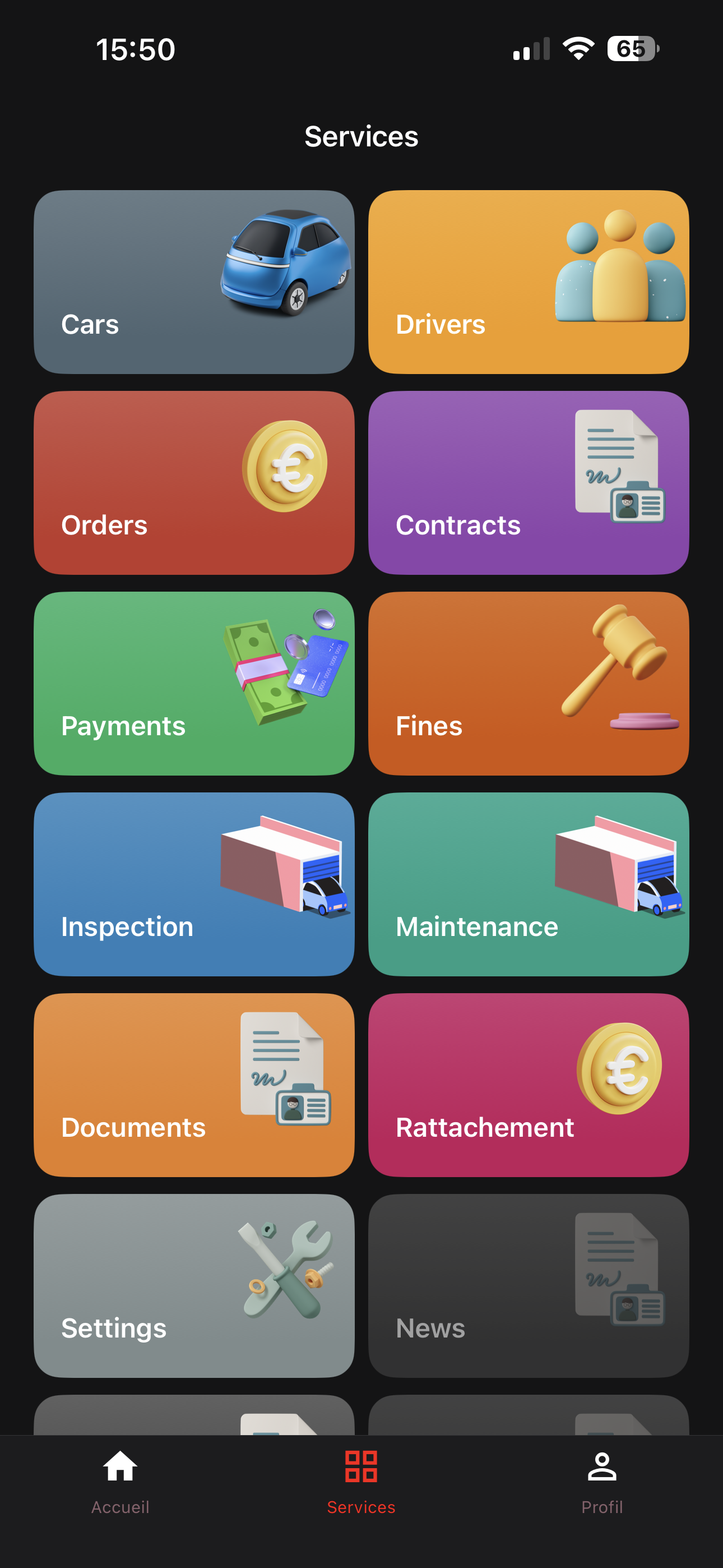 App KRICAR Services